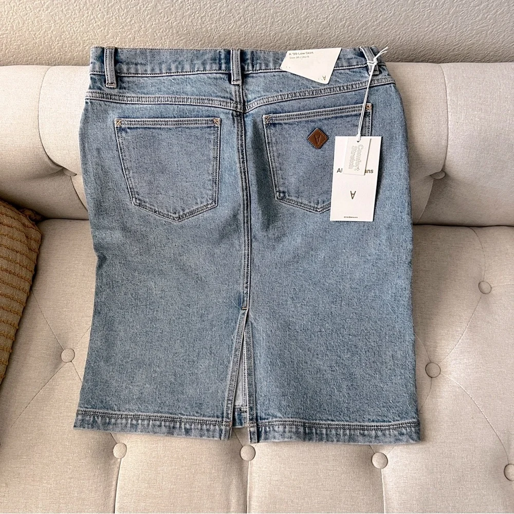 Abrand Jeans NWT Denim Midi A ‘99 Low Skirt SIZE 26